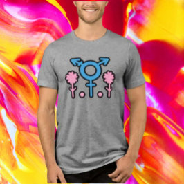 トランスプライドシンボルTシャツ 開花 トライブレンドTシャツ