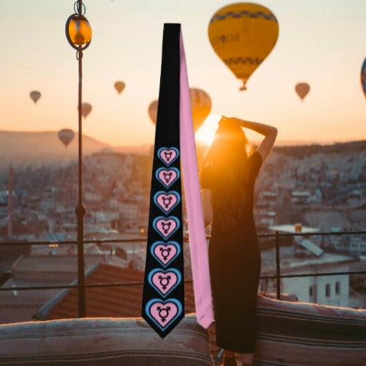 トランスプライドネクタイハート ネクタイ