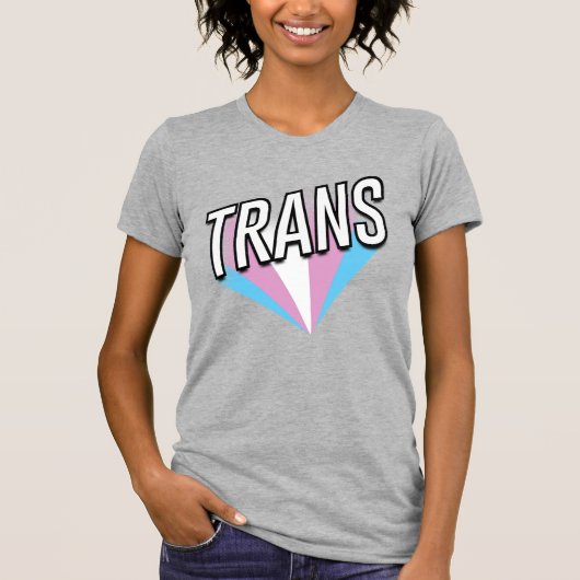 トランスプライドバーストトランス Tシャツ (正面)