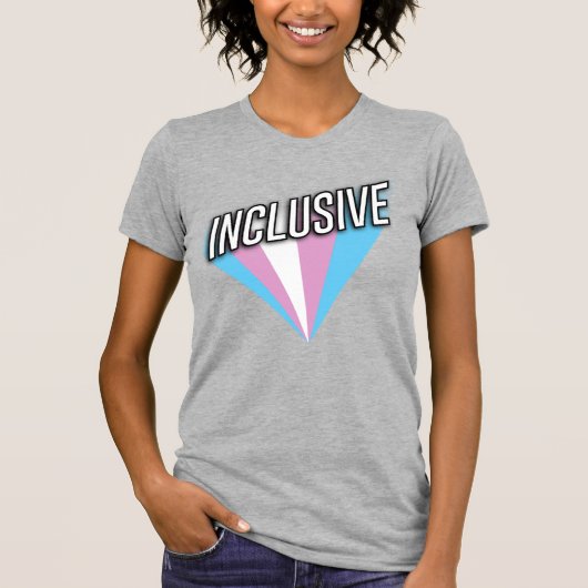 トランスプライドバースト - 包括的 Tシャツ (正面)