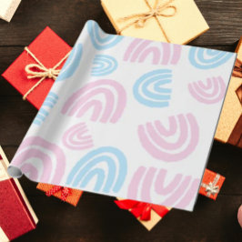 トランスプライドパステルレインボーラッピング紙 ラッピングペーパー