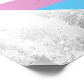 トランスプライドフラグハート ポスター (角)