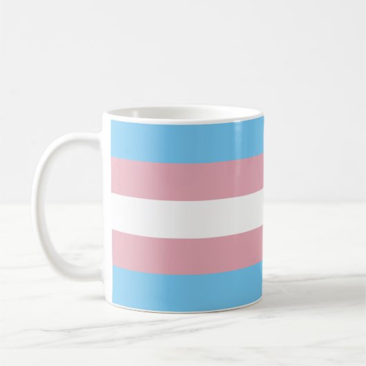 トランスプライドフラグ コーヒーマグカップ (左)