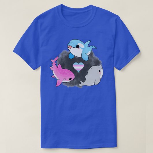 トランスプライド動物 Tシャツ (デザイン正面)