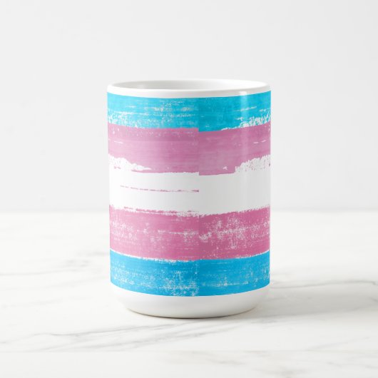 トランスプライド絵を描 コーヒーマグカップ (中央)