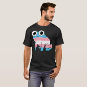 トランスプライド カエル トランスジェンダー Tシャツ (正面フル)