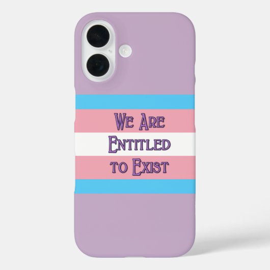 トランスプライド ハート Case-Mate iPhoneケース iPhone 16ケース (裏面)