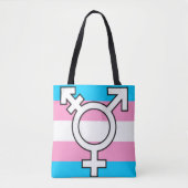 トランスプライド LGBTQ トートバッグ (正面)