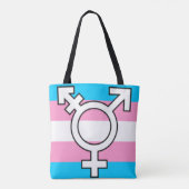 トランスプライド LGBTQ トートバッグ (裏面)