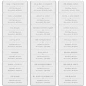 トランスペアレント結婚のゲスト住所 シール (正面)