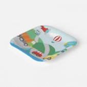 トランスポートシーン ペーパープレート (傾斜あり)