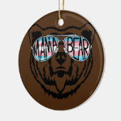 トランスママベママママママママママ誇りを持ったマアリートランスジェンダー セラミックオーナメント (左)