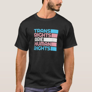 トランスライツは人権ゲイLGBTQ Transgende Tシャツ