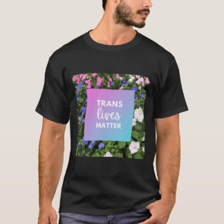 トランスライフスフローラタイポグラフィ Tシャツ