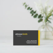 トランスレーター – モダンミニマリスト 名刺 (スタンド正面)