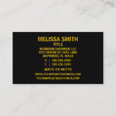 トランスレーターSunshine Damask名刺 名刺 (裏面)