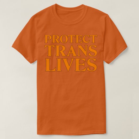 トランスレ保護ス・ライフ・トランスジェンダー1 Tシャツ (デザイン正面)