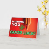 トランス下手術の幸運 カード (黄色い花)