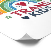 トランス保護トキッズサポート同性愛者若者 ポスター (角)