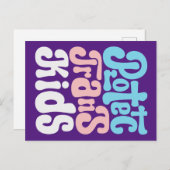 トランス保護トキッズハガキ ポストカード (正面/裏面)