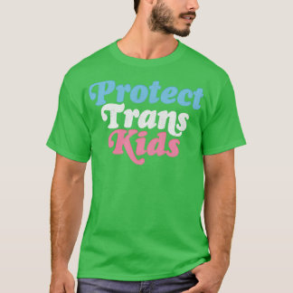 トランス保護トキッズ国旗 Tシャツ