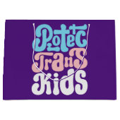 トランス保護トキッズ抱き枕 ラージペーパーバッグ (正面)