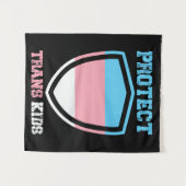 トランス保護トキッズ タペストリー (正面(横))