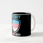 トランス保護トキッズ ツートーンマグカップ (正面右)