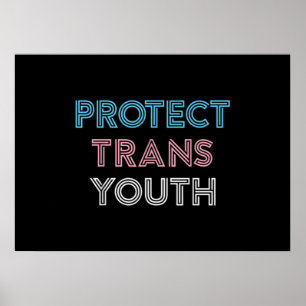 トランス保護ユーストランスジェンダーLGBTプライド ポスター