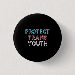 トランス保護ユーストランスジェンダーLGBTプライド 缶バッジ
