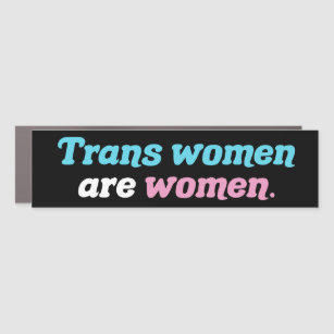 トランス女性は女性である カーマグネット