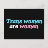 トランス女性は女性である ポストカード (正面)