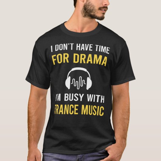 トランス忙しス音楽で Tシャツ (正面)