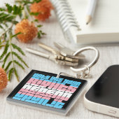 トランス権の投票 キーホルダー (正面右)