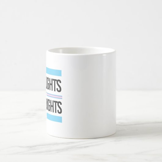 トランス権は人権である コーヒーマグカップ (中央)