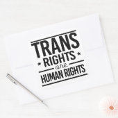 トランス権は人権である スクエアシール (封筒)