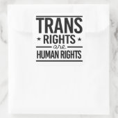 トランス権は人権である スクエアシール (バッグ)