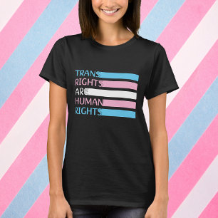 トランス権は人権ゲイプライド Tシャツ