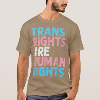 トランス権は人権トランスジェンダーおもしろいLgbである Tシャツ