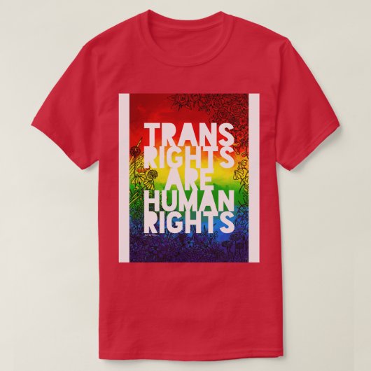 トランス権は人権3 Tシャツ (デザイン正面)