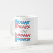 トランス権は人権 コーヒーマグカップ (正面左)