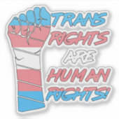トランス権は人権 シール (正面)