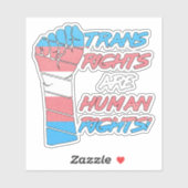 トランス権は人権 シール (シート)