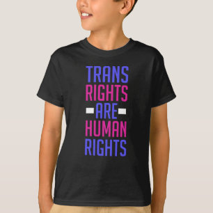 トランス権は人権-トランスジェンダー Tシャツ