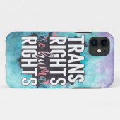 トランス権は人権 Case-Mate iPhoneケース (裏面(横))