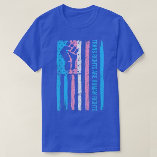 トランス権は人権 Tシャツ (デザイン正面)