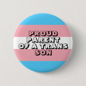 トランス誇りを持ったソンの親 缶バッジ (正面)