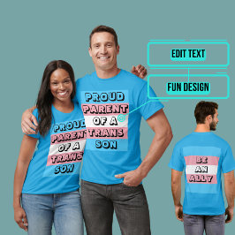 トランス誇りを持ったソンの親 Tシャツ