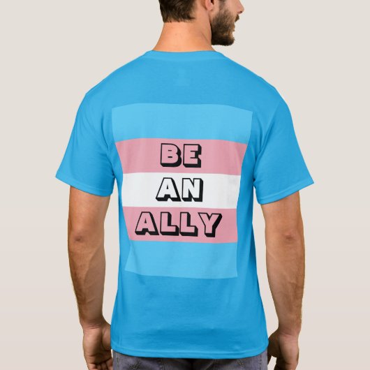 トランス誇りを持ったソンの親 Tシャツ (裏面)
