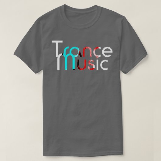 トランス音楽 Tシャツ (デザイン正面)